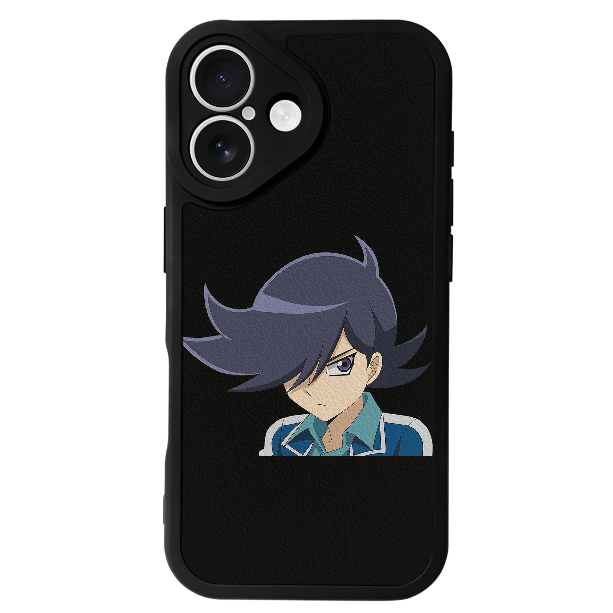 （画像用） 遊☆戯☆王 Yu-Gi-Oh! 【iPhone 16シリーズ対応】シリコンスマホケース（レザー調） 材質：シリコン